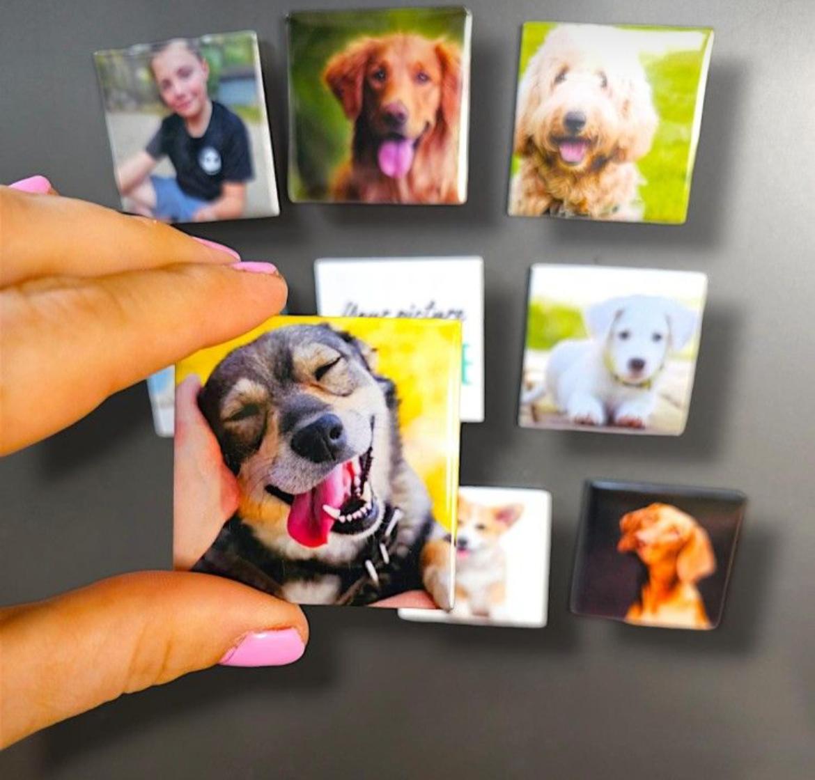 personalized photo magnets