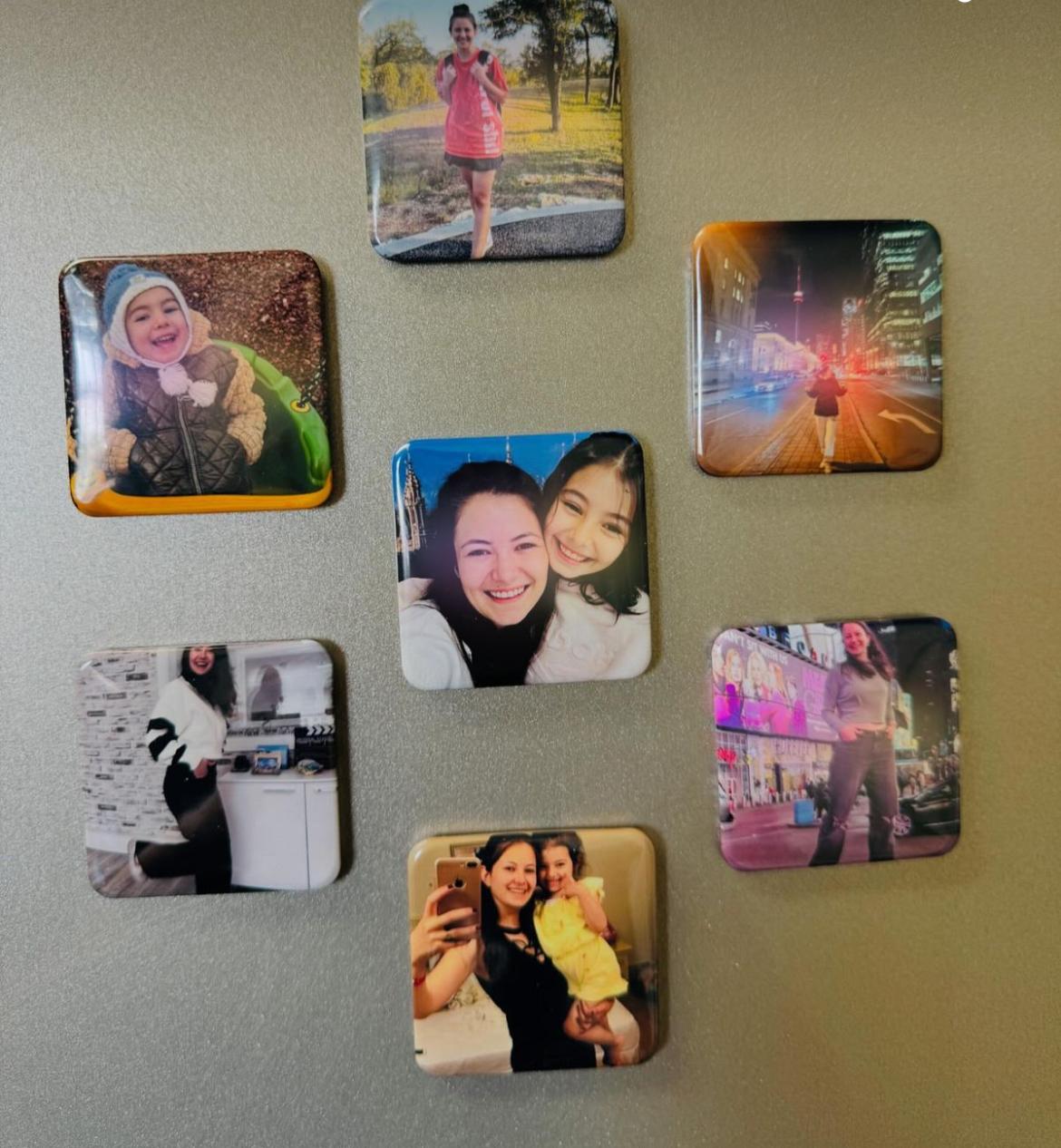 personalized photo magnets