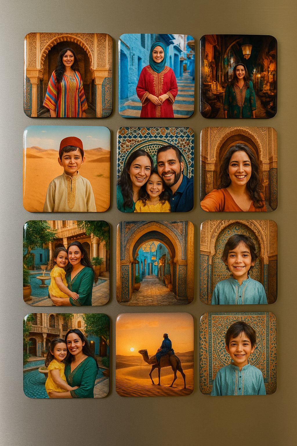 personalized photo magnets